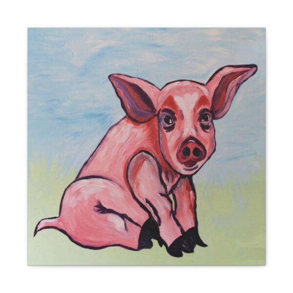 Olde World Bakery Pig Canvas Gallery Wraps